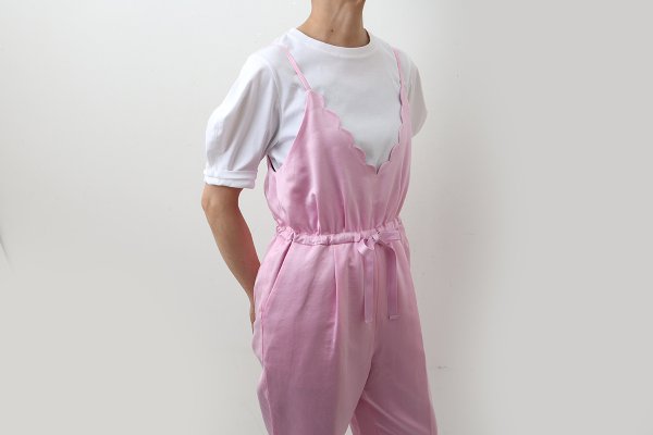 画像32: SALE20%OFF!! 別注!! Powder satin オールインワン (PK)
