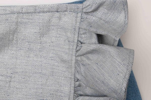 画像4: SALE30%OFF!! mirror cloth & denim combination skirt