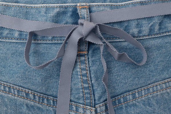 画像9: SALE30%OFF!! mirror cloth & denim combination skirt