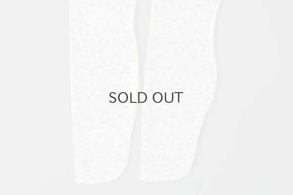 画像3: stretch lace socks (WH)