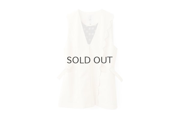 画像1: dry leather vest (OWH)