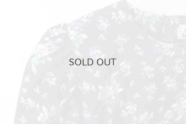 画像4: 別注!! cotton print dress (BK)