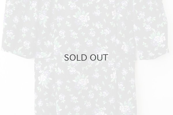 画像6: 別注!! cotton print dress (BK)