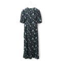 別注!! cotton print dress (BK)