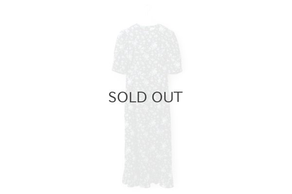 画像1: 別注!! cotton print dress (BK)