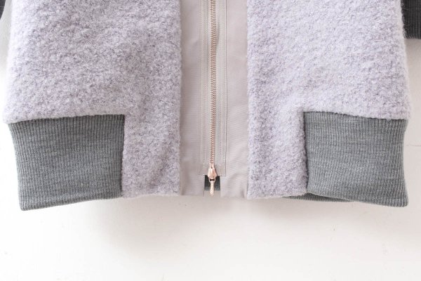 画像7: 別注!! zip up coat (LGY)