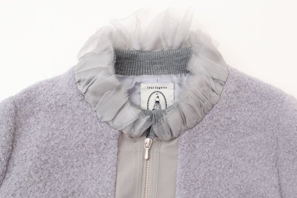 画像4: 別注!! zip up coat (LGY)