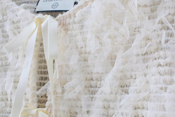 画像6: stretch tulle top (OF)