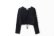 画像1: stretch tulle top (BK) (1)