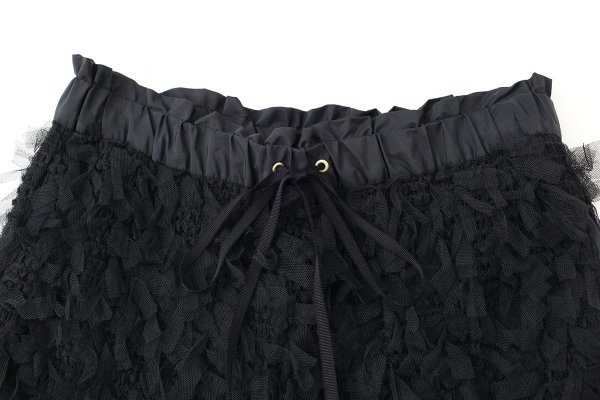 画像4: stretch tulle pants (BK)