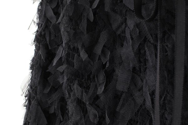 画像6: stretch tulle pants (BK)