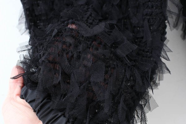 画像10: stretch tulle pants (BK)