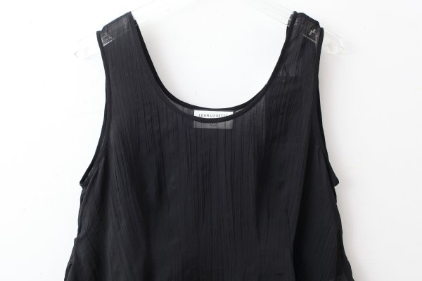 画像3: wrinkle silk top (BK)
