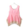 wrinkle silk top (PK)