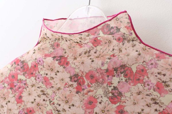 画像5: forest flower tulle print top (PK)