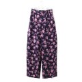 room flower curpa print pants (PP)