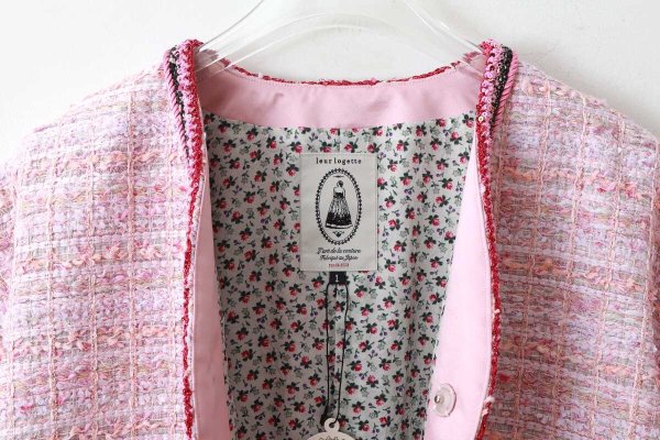 画像4: 別注!! strawberry tweed jacket (PK)