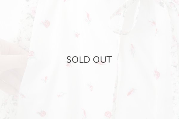 画像5: cotton flower embroidery pants (WH)