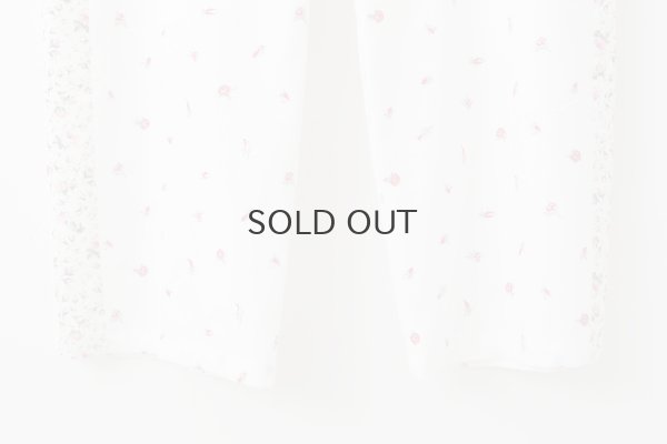 画像9: cotton flower embroidery pants (WH)