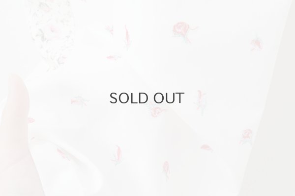 画像13: cotton flower embroidery pants (WH)