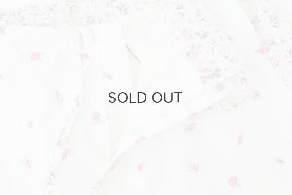 画像6: cotton flower embroidery pants (WH)