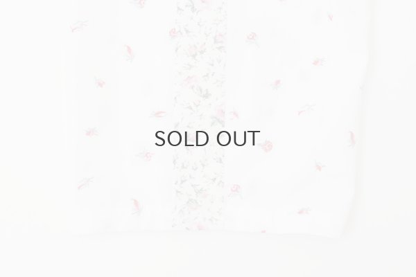 画像8: cotton flower embroidery pants (WH)