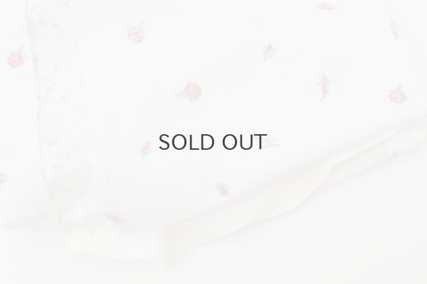 画像7: cotton flower embroidery pants (WH)