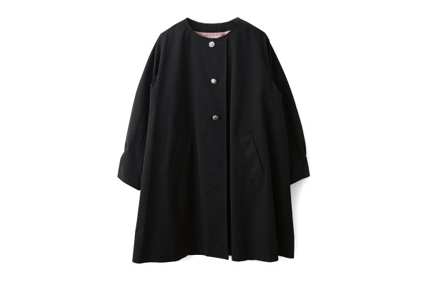 画像1: 別注!! ribbon coat (BK)