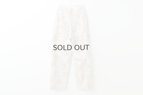 画像2: vintage flower cotton print pants (BG)