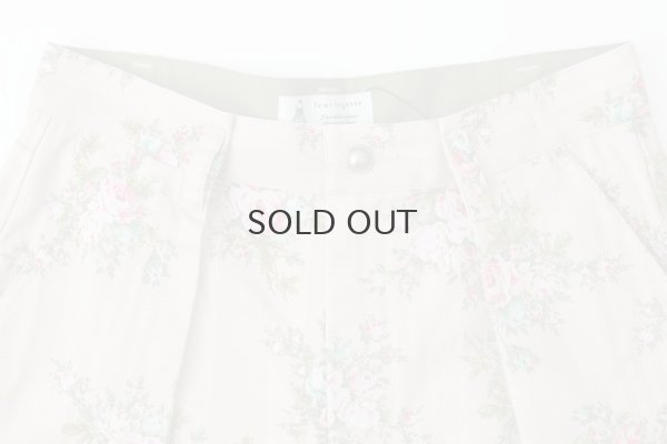 画像4: vintage flower cotton print pants (BG)