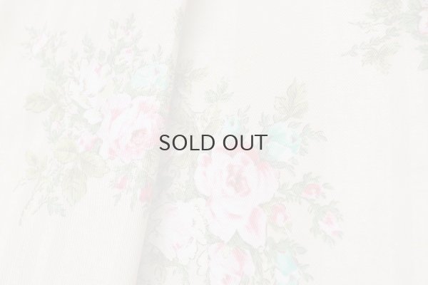 画像11: vintage flower cotton print pants (BG)