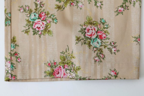 画像7: vintage flower cotton print pants (BG)