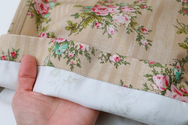 画像8: vintage flower cotton print pants (BG)