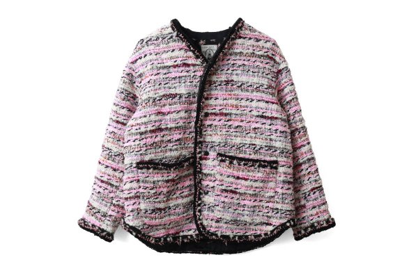 画像1: candy tweed jacket (PK)