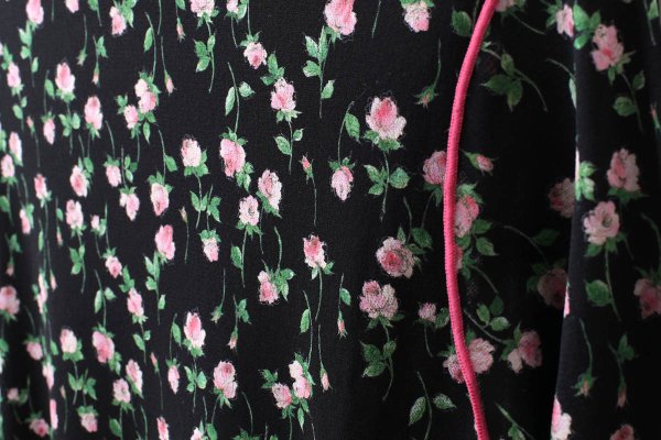 画像3: sweet rose tulle top (BK)