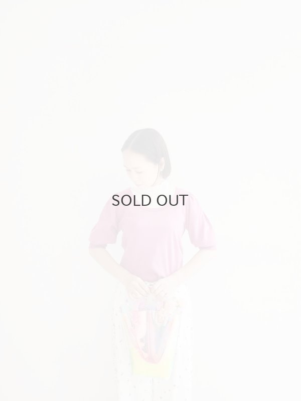 画像18: cotton flower embroidery pants (WH)