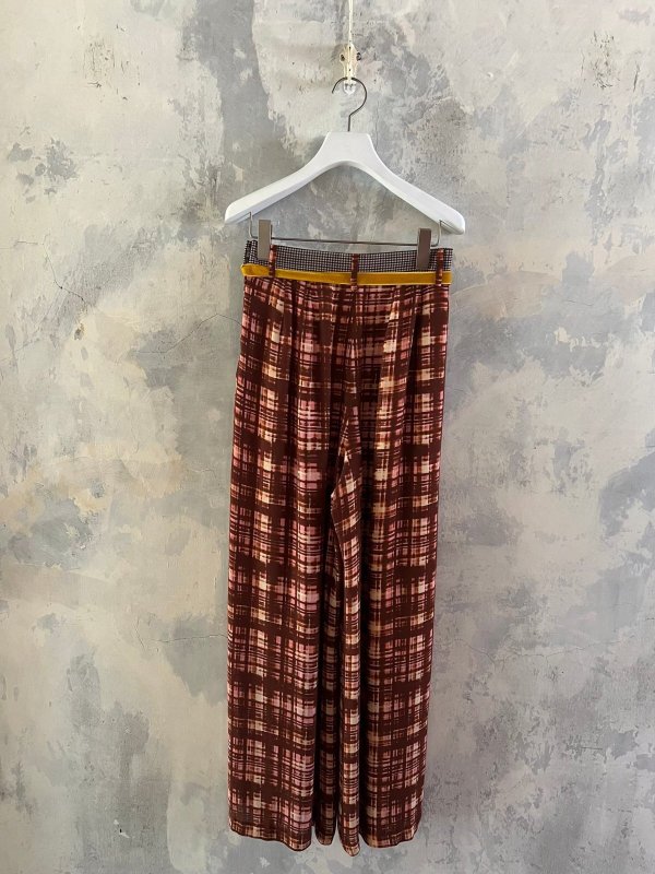 画像11: SALE30%OFF!! shadow check print pants (BG)