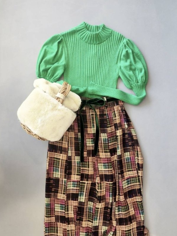 画像6: SALE30%OFF!! shadow check print pants (BG)