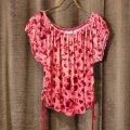 petal velvet top  (PK)
