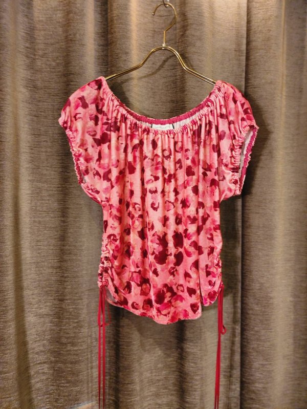 画像1: petal velvet top  (PK)