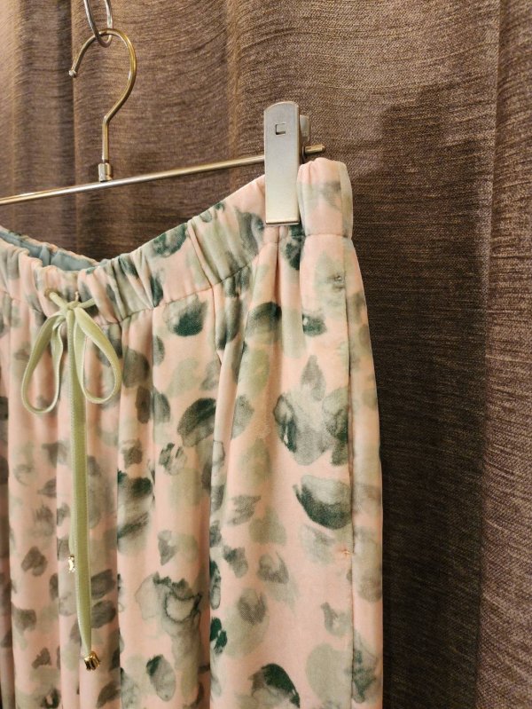画像2: petal velvet pants (BG)