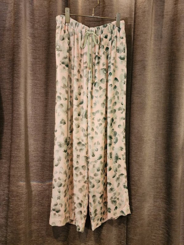 画像1: petal velvet pants (BG)