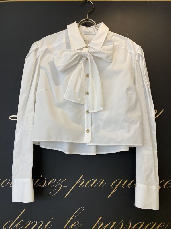 画像1: Cotton blouse (03570:WH)
