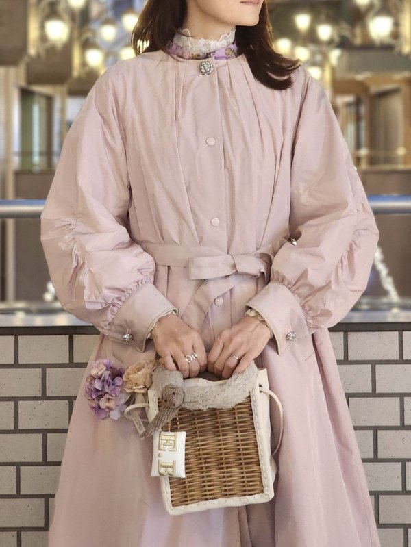 画像33: 別注!! micro taffta coat (BLGY)