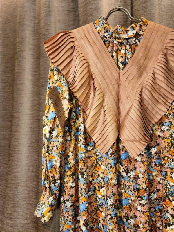 画像3: 別注!! print gather dress (CM))