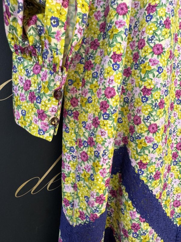 画像2: 別注!! print gather dress (YW)