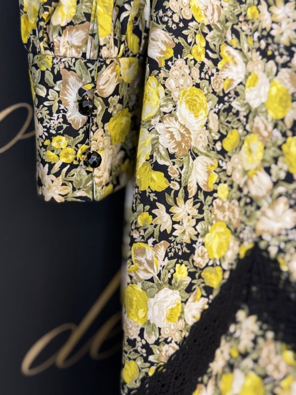 画像2: 別注!! print gather dress (125 YW)