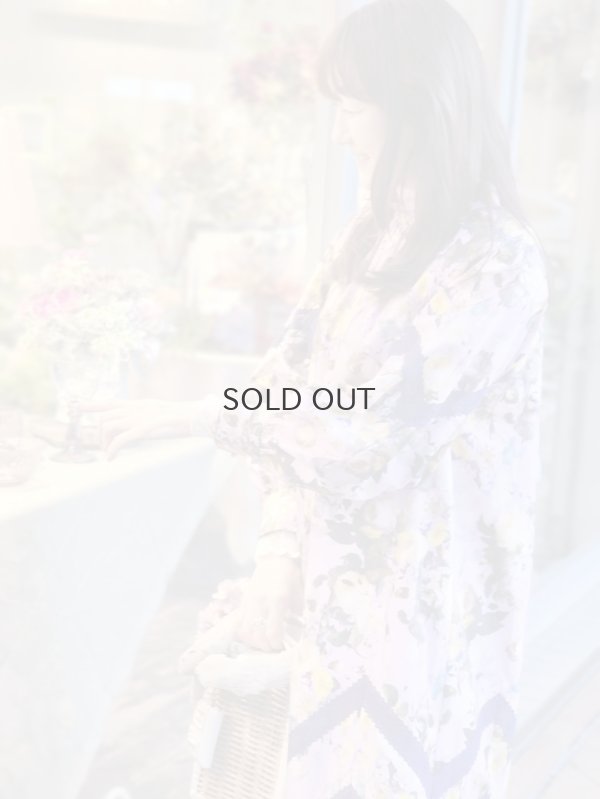 画像4: 別注!! print gather dress (BR)