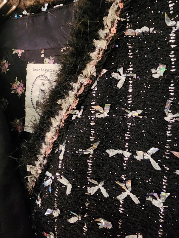 画像4: thread tweed vest (BK)