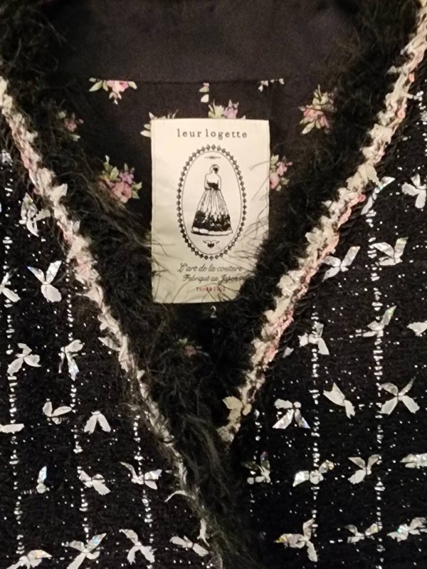 画像6: thread tweed vest (BK)